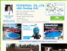 Tablet Screenshot of peterpoolthailand.com